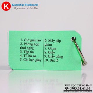 COMBO Flashcard Tiếng Hàn Sơ cấp TOPIK 1,2 (Từ vựng, ngữ pháp)