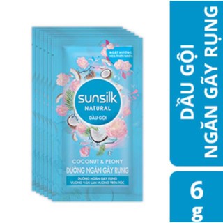 1 dây dầu gội Sunsilk ngăn rụng tóc 6g/1 gói