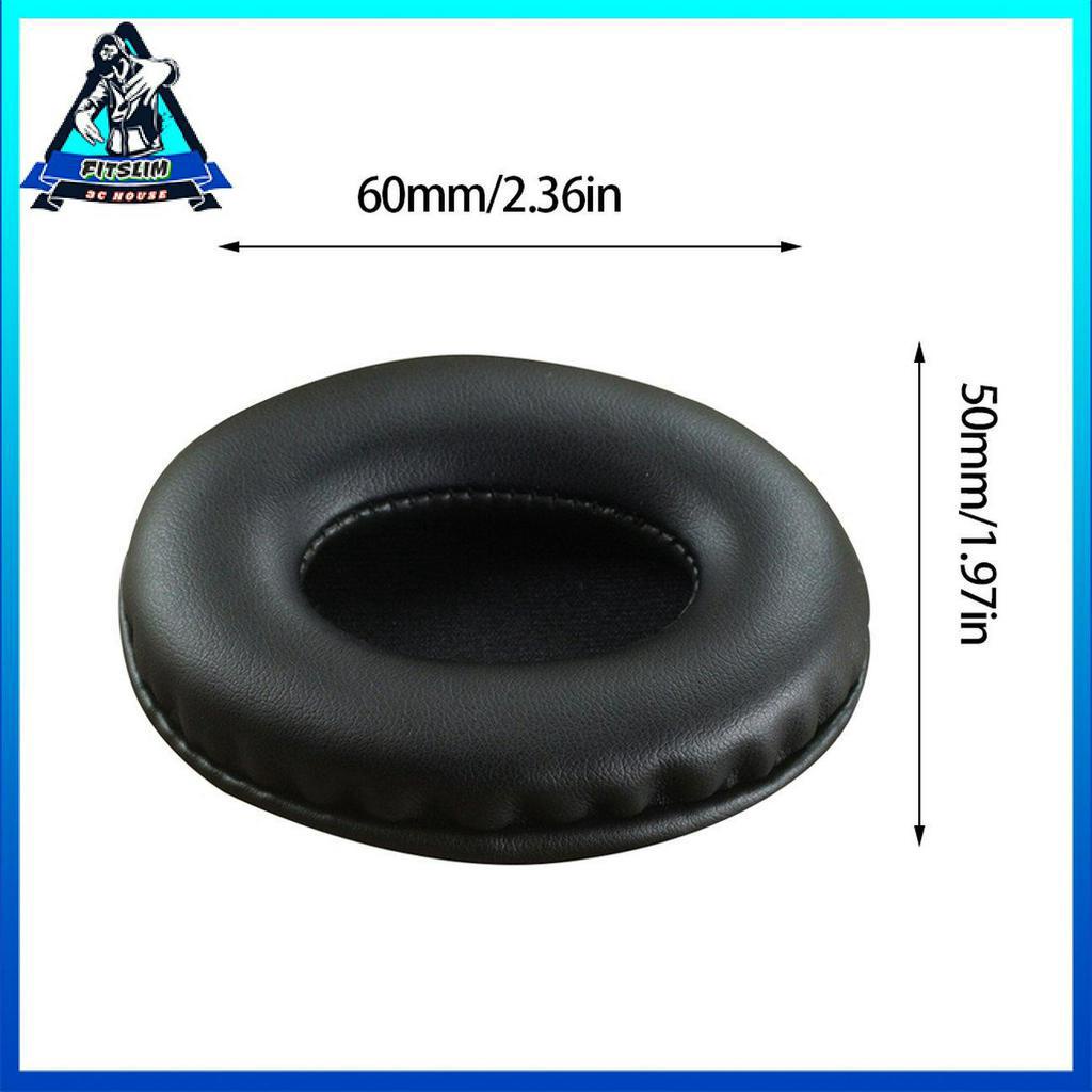 Đệm Mút Da Hình Tròn Thay Thế Cho Tai Nghe Trùm Đầu