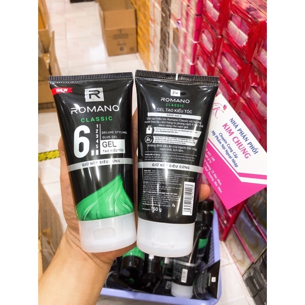Gel Tạo Kiểu Tóc Romano Classic 150g