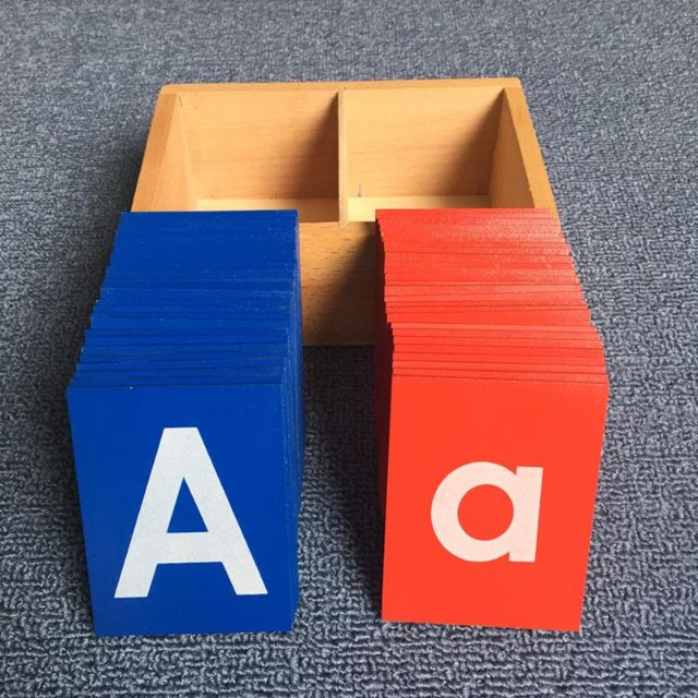Bộ chữ nhám Montessori