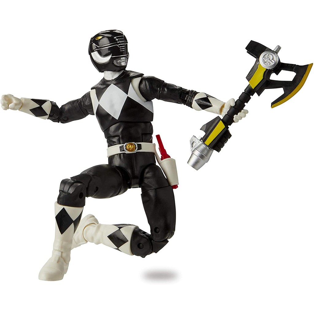 Mô hình nhân vật Hasbro ⚡ Power Rangers Lightning Collection ⚡ 6- inches Mighty Morphin Black Ranger