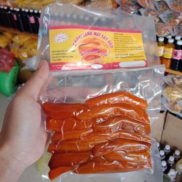 Khoai lang sấy dẻo nguyên cũ(500g) chuẩn loại 1