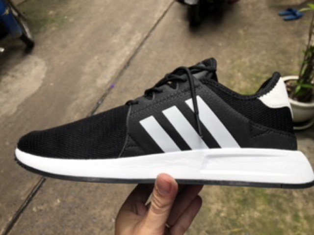 HÀNG XỊN GIÀY ADIDAS-XPLR ĐEN SỌC TRẮNG PHẢN QUANG