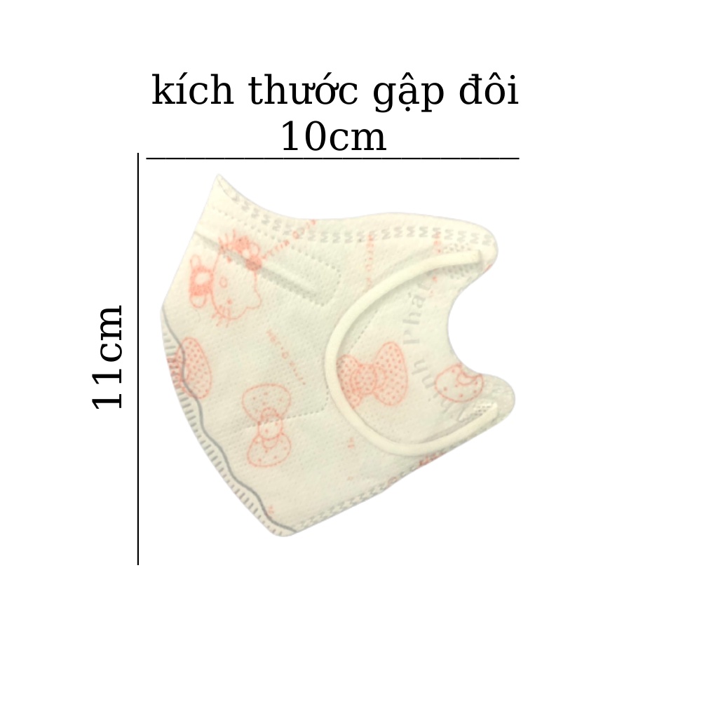 khẩu trang cho bé, Set 10 khẩu trang Mặt Trời Bé Con - Thịnh Phát (MẪU MỚI CÓ GỌNG SẮT BO CÁNH MŨI)