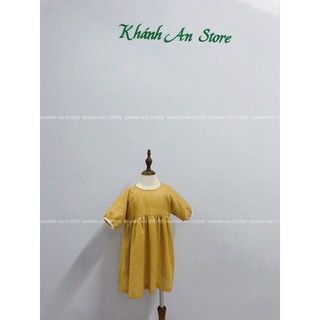 Đầm linen tưng mẹ và bé