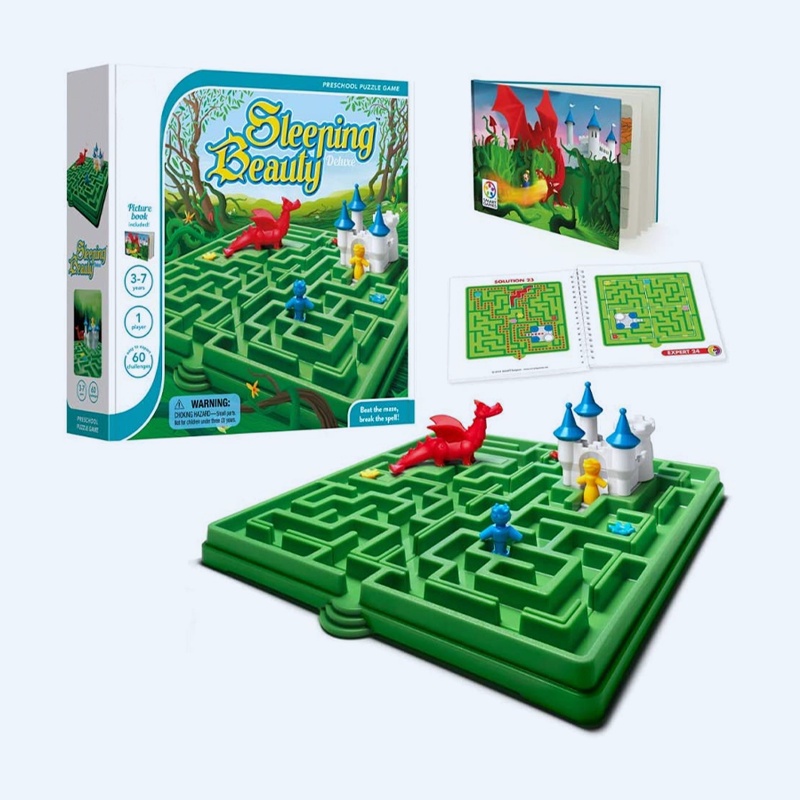 SmartGames Sleeping Beauty Deluxe Puzzle Game Bộ Đồ Chơi Lắp Ráp Thông Minh Cao Cấp Dành Cho Bé 3 Tuổi