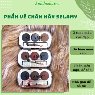 Phấn vẽ mày S.e.l.a.m.y 3 ô
