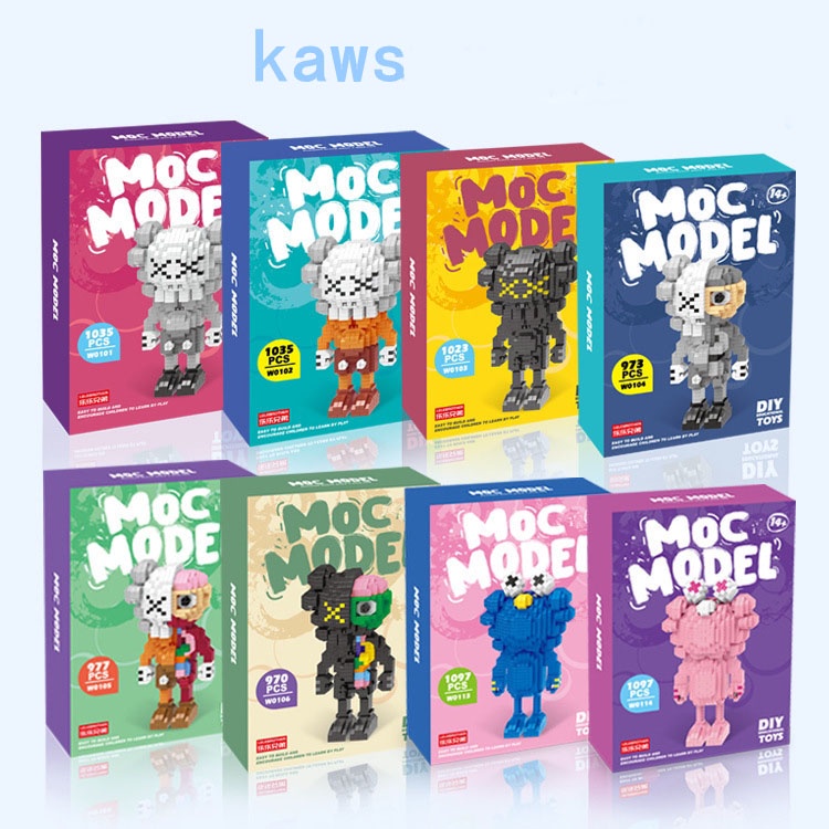 Lego 3D Lắp Ráp Mô Hình Kaws Moc Nhân Vật Hoạt Hình Cho Bé Trai Gái Giá Rẻ Bằng Nhựa Nhân Vật Hoạt Hình Sesame Street