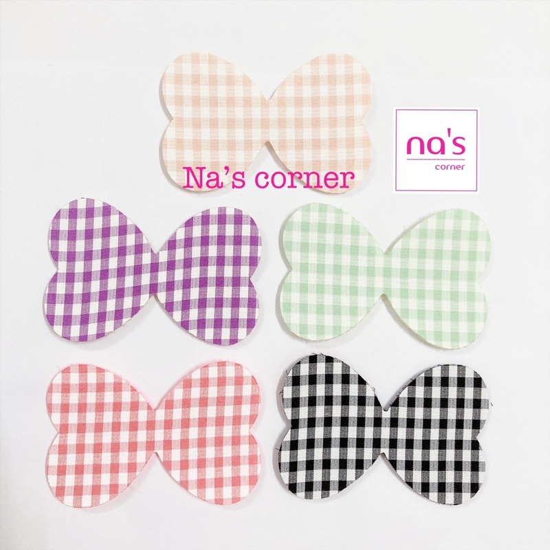 Miếng dán tóc dán mái tự dính hoạ tiết caro size to giúp cố định tóc cho trang điểm, đắp mặt nạ... rất tiện lợi (2)