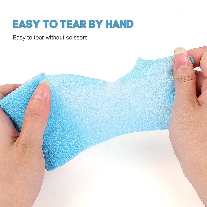 Băng Quấn Cổ Tay Co Giãn Tự Dính Đa Năng 4.5m Hỗ Trợ Giảm Đau Khi Chơi Thể Thao