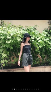 QUẦN SHORT LƯNG CAO BIGSIZE ( chất umi siêu co giãn )