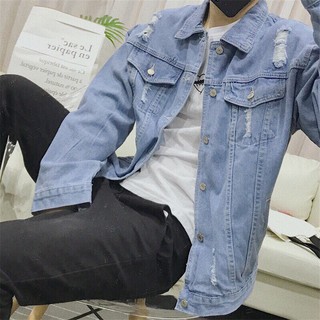 Áo Khoác Jeans Nam Thiết Kế Đẹp Mới Nhất 2020 QN30