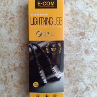 Cáp sạc iphone sạc nhanh cao cấp - chính hãng e-com