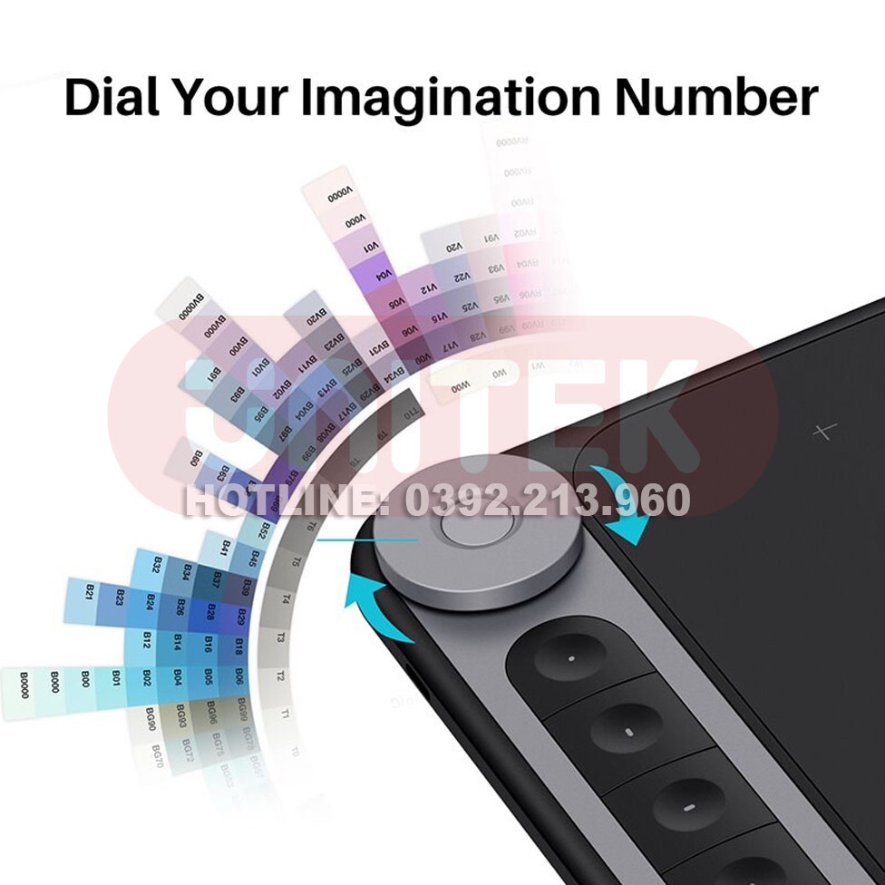 Bảng Vẽ Điện Tử HUION iQ620M Kết Nối Không Dây Wireless 2.4G