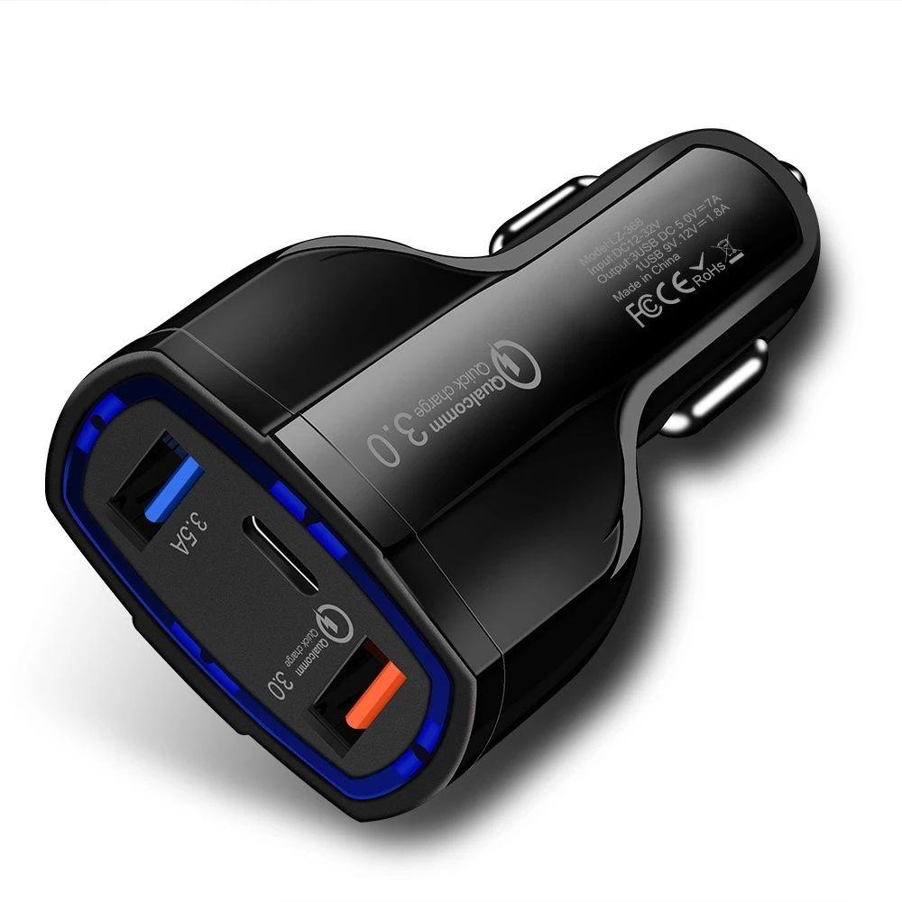 Củ Sạc Điện Thoại Trên Ô Tô 30W PD USB