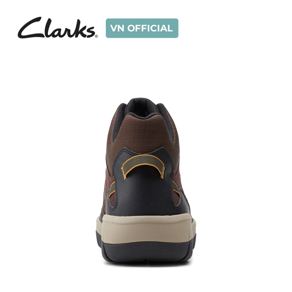 Giày cao cổ thể thao nam CLARKS Ervin Mid màu nâu