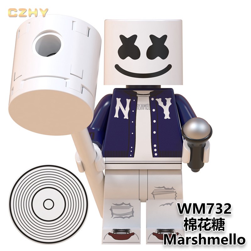 Bộ Lắp Ghép Lego Nhân Vật Dj Marshmellow Aim Agent Cho Trẻ Em Wm6064