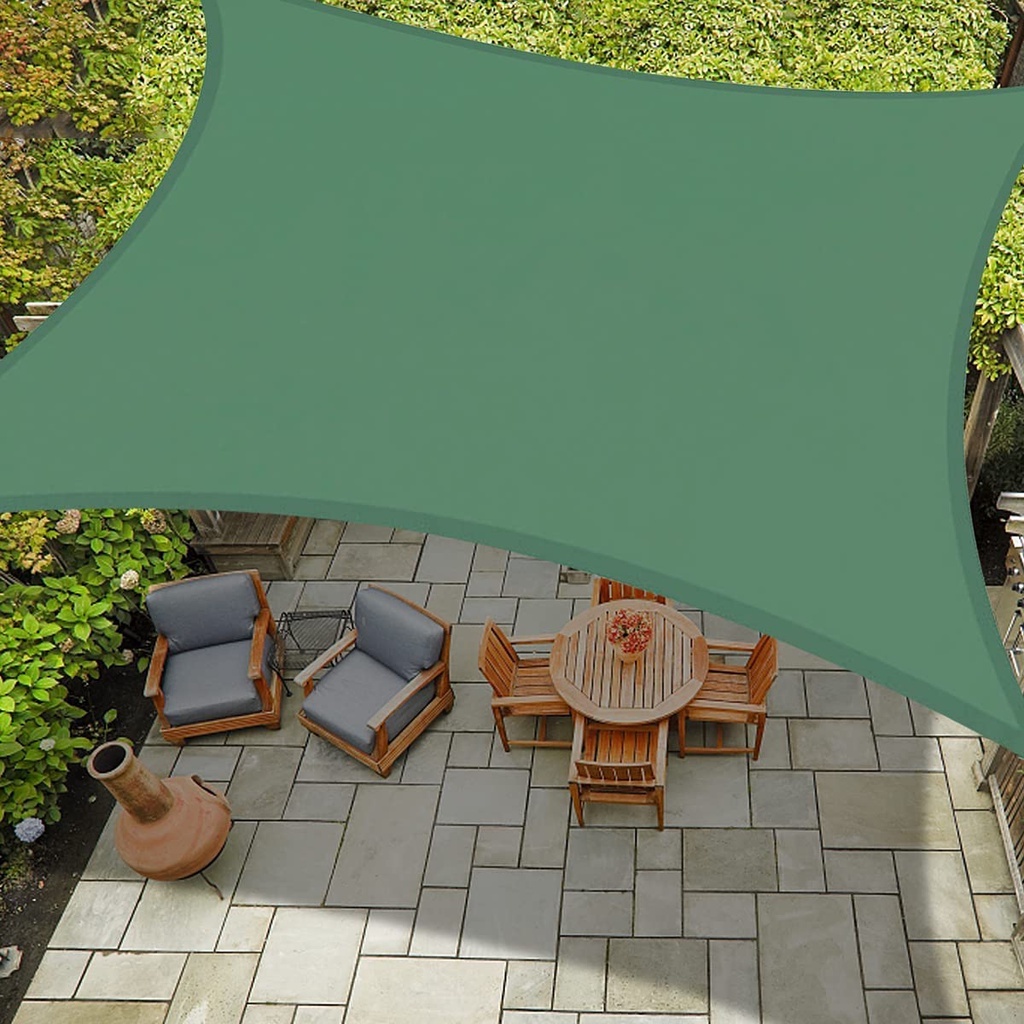 Tấm Che Nắng Chống Thấm Nước 98% Hình Vuông 420d Cho Sân Vườn