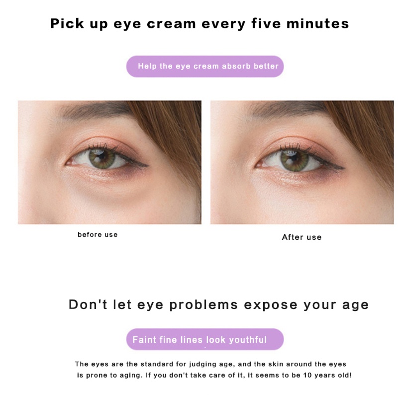 Cây Lăn Mát Xa Mắt Bằng Kim Loại Mini Cho Nữ YOUYO