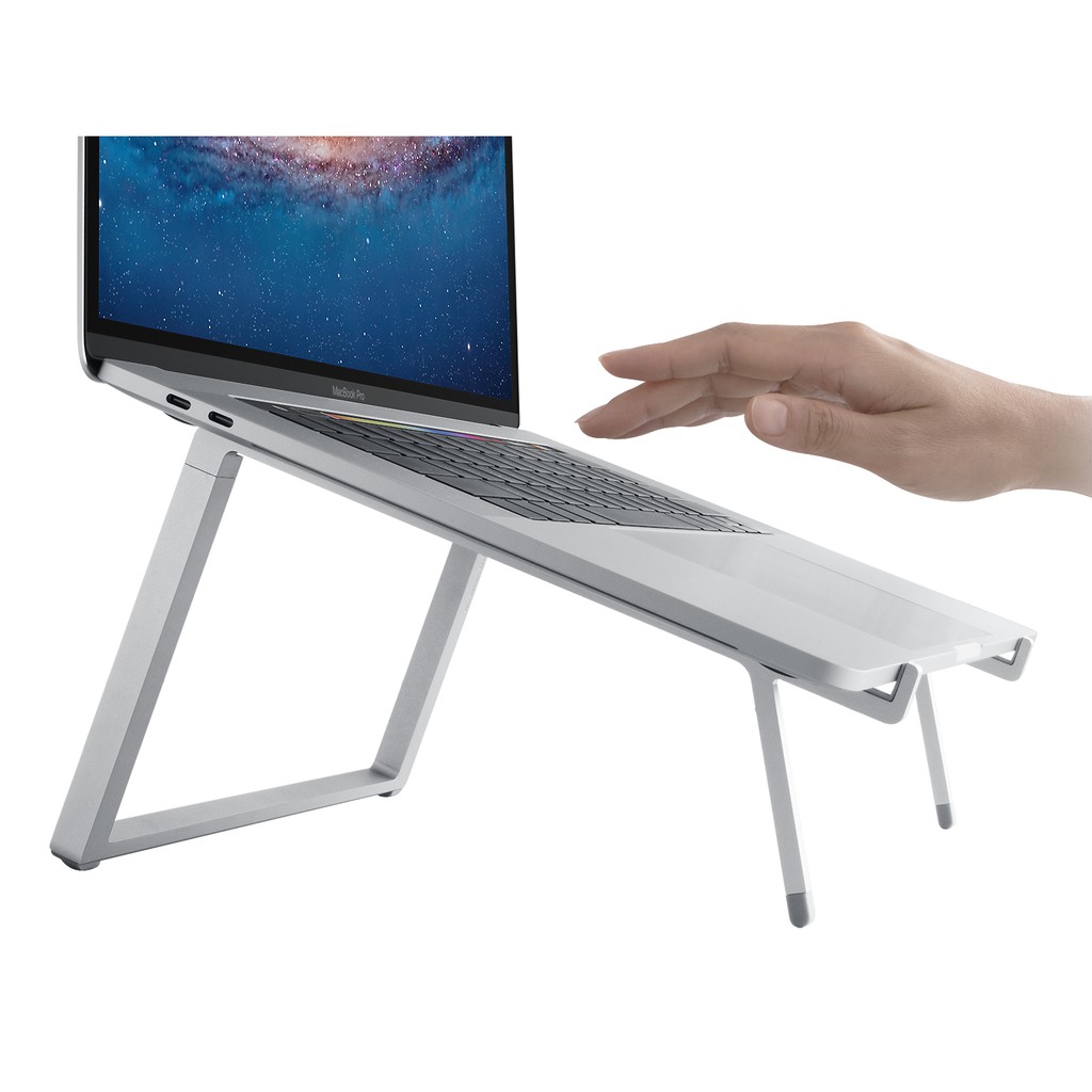 GIÁ ĐỠ TẢN NHIỆT RAIN DESIGN (USA) MBAR PRO+ FOLDABLE LAPTOP SILVER - RD-10084 - HÀNG CHÍNH HÃNG