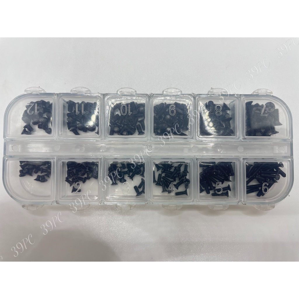 500pcs / 630pcs Ốc Bắt Sửa Chữa Điện Thoại, Máy Tính Bảng, Laptop, Máy Tính, Các Loại Máy Móc Nhỏ M1.2 M1.4 M2 M2.5 M3.0