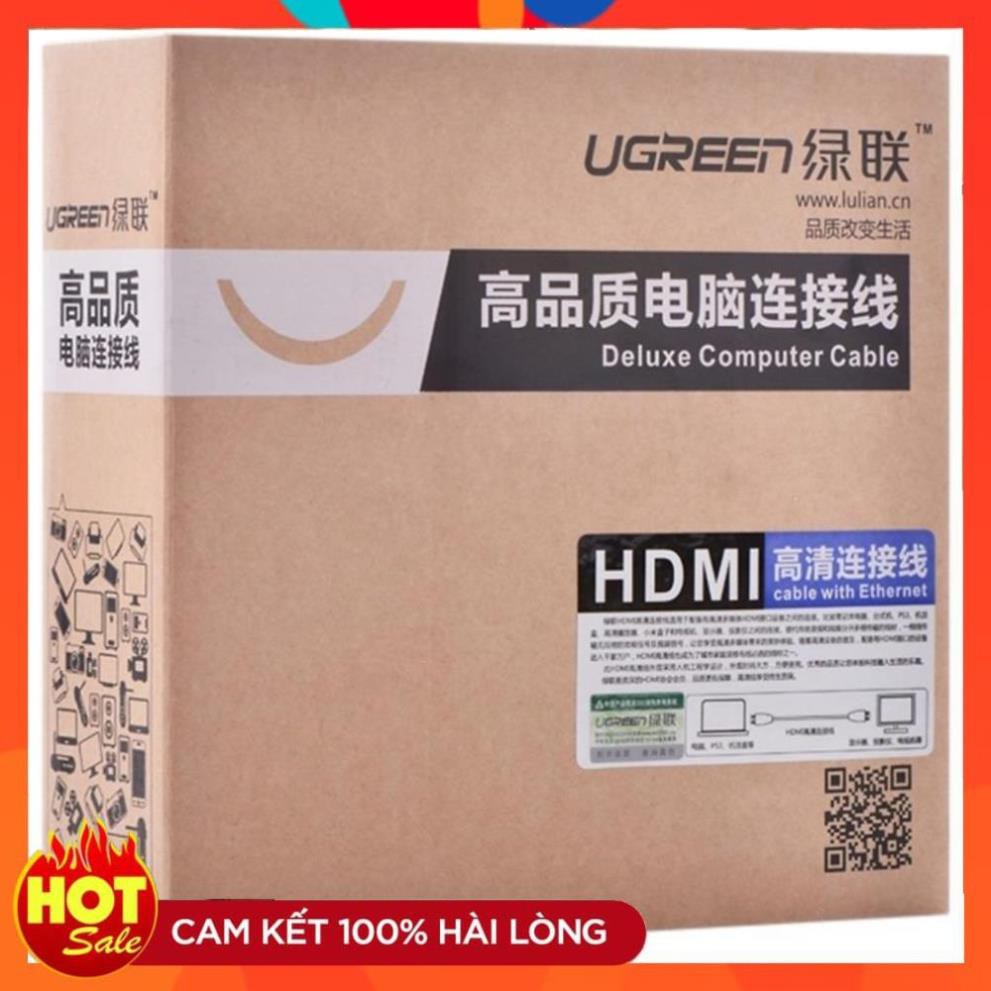[Chính Hãng] Cáp HDMI 12M Ugreen UG-10179 chính hãng hỗ trợ 3D 4K