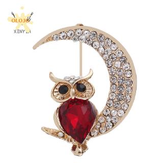 Ghim CàI ÁO HìNh Chú Cú MèO ĐíNh Kim Cương Giả ThờI Trang Cho Nữ