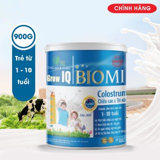 [HÀNG CHÍNH HÃNG] Sữa bột Biomi Grow IQ 900gr – Dành cho trẻ nhỏ chậm phát triển