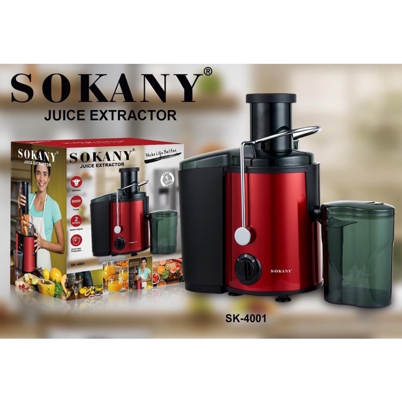 Máy ép trái cây rau củ Sokany bảo hành chính hãng