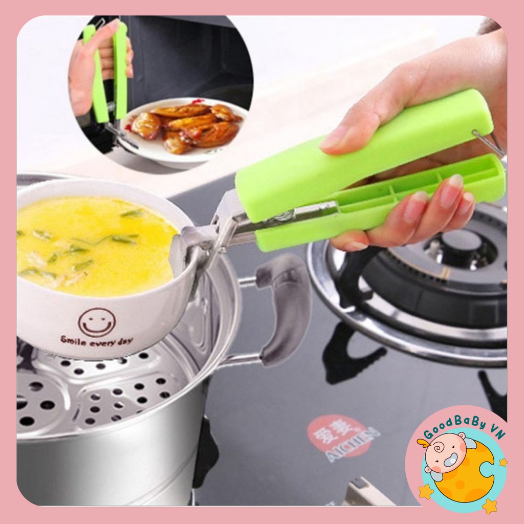 Kìm,kẹp gắp nồi,chảo,đĩa chống nóng nhà bếp Goodbabyvn