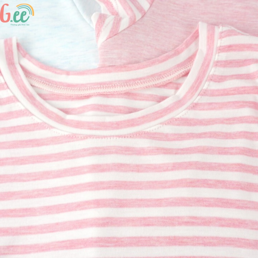 Áo phông cộc tay bé gái, chất liệu gỗ sồi siêu mềm mát, thấm hút mồ hôi -Gee
