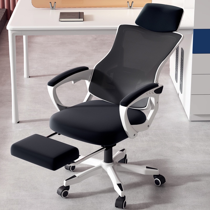 Ghế Xoay Văn Phòng 2 in 1, Ghế ERGONOMIC, Tựa Đầu 3D, Lưng ghế có thể ngả 145°, Tay Vịn cánh cung,  Bảo Vệ Cột Sống Lưng