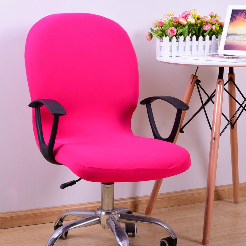 [Stock] Spandex Swivel Computer Office Chair Cover, Stretch Armchair Protector Seat Slipcover Chair Cover Home Decor