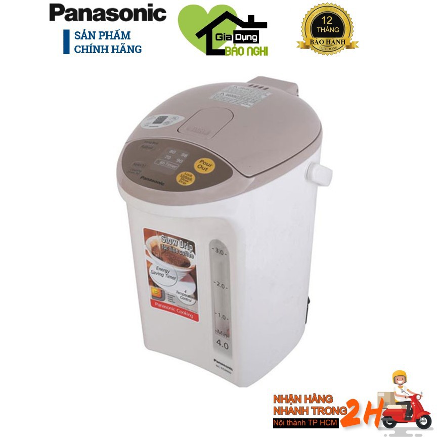 ♝Bình thủy điện Panasonic PABT-NC-EG4000CSY 4 lít - Hàng chính hãng