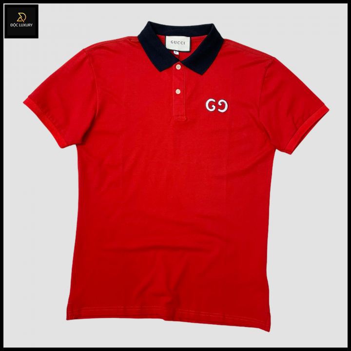 Áo polo Gucci nam form rộng vải cotton cao cấp có giãn thoáng mát POLOGC