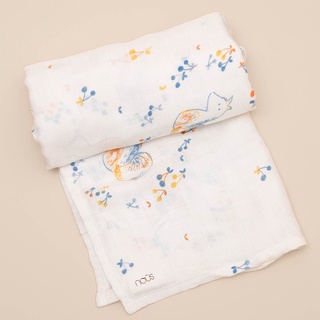 Khăn Đa Năng Cho Bé Nous - Chất Liệu Xô Kích Thước 120x 120cm