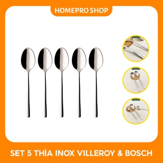 Set 5 thìa inox 304 xuất đức chất lượng cao
