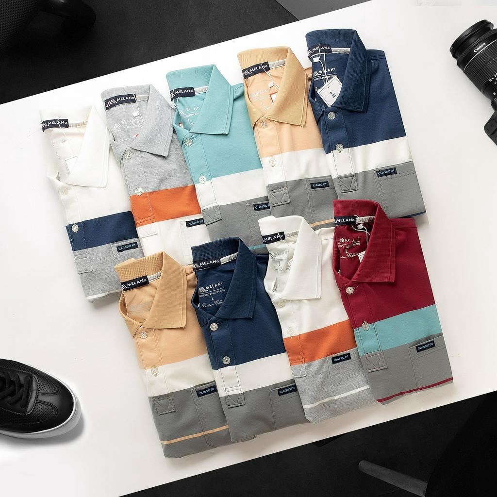 Áo thun nam BIGSIZE 100KG nhiều màu trung niên nhiều màu cho người lớn tuổi vải cotton cao cấp ngắn tay sang trọng MELAN