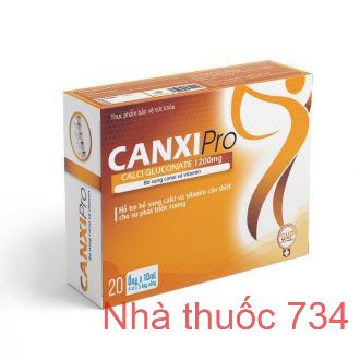 Canxi Pro - Giúp Xương Chắc Khỏe, Hỗ Trợ Phát Triển Chiều Cao - Hộp 20 ống