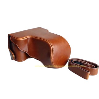 Túi Da PU Cho Máy Ảnh Fujifilm X-A7 XA7 Với 15-45 Mm