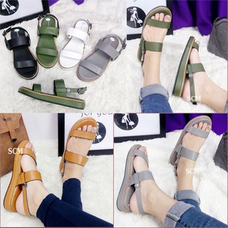 SALE - Giày sandal bánh mì đế viền
