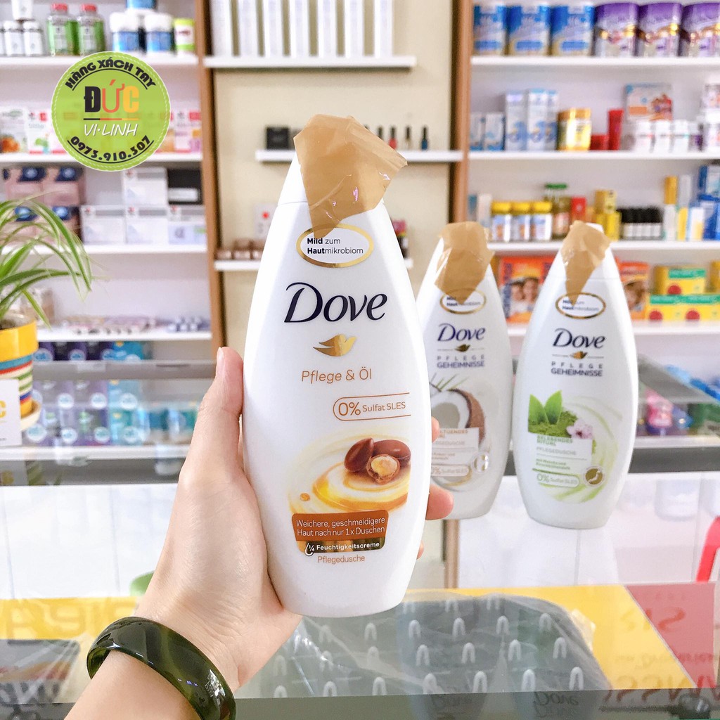 SỮA TẮM DƯỠNG DA DOVE ĐỨC - 250ML