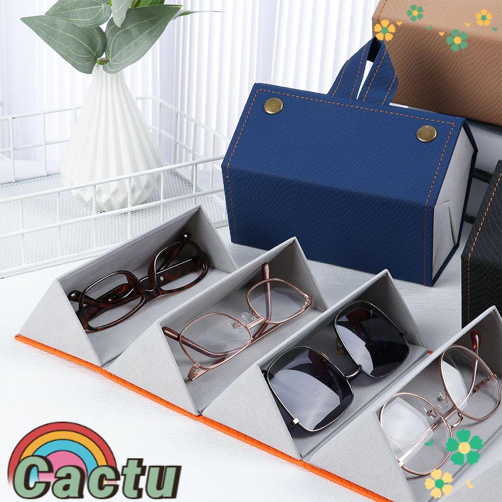 Hộp Đựng Mắt Kính Bằng Da Nhiều Ngăn Màu Sắc