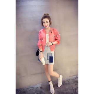 Áo khoác voan bomber cực xinh