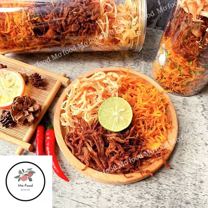 Khô mix 3 vị heo - mực - gà  300G  khô gà, khô heo ,khô mực ,đồ ăn vặt mơ food | BigBuy360 - bigbuy360.vn