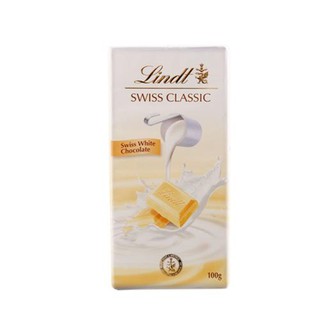 Sôcôla Lindt trắng classic “Swiss white choco” – thanh 100g