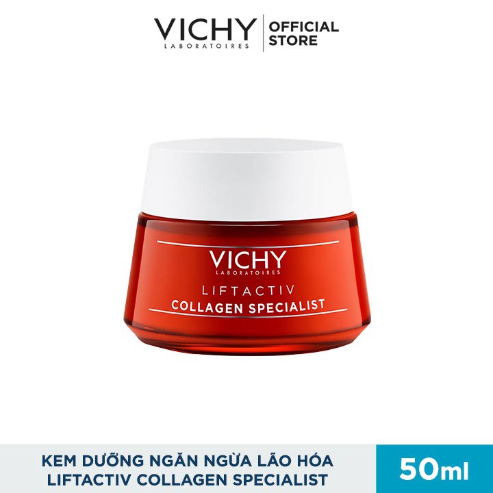 Bộ kem dưỡng giúp cải thiện dấu hiệu lão hóa da Vichy Liftactiv Collagen Specialist