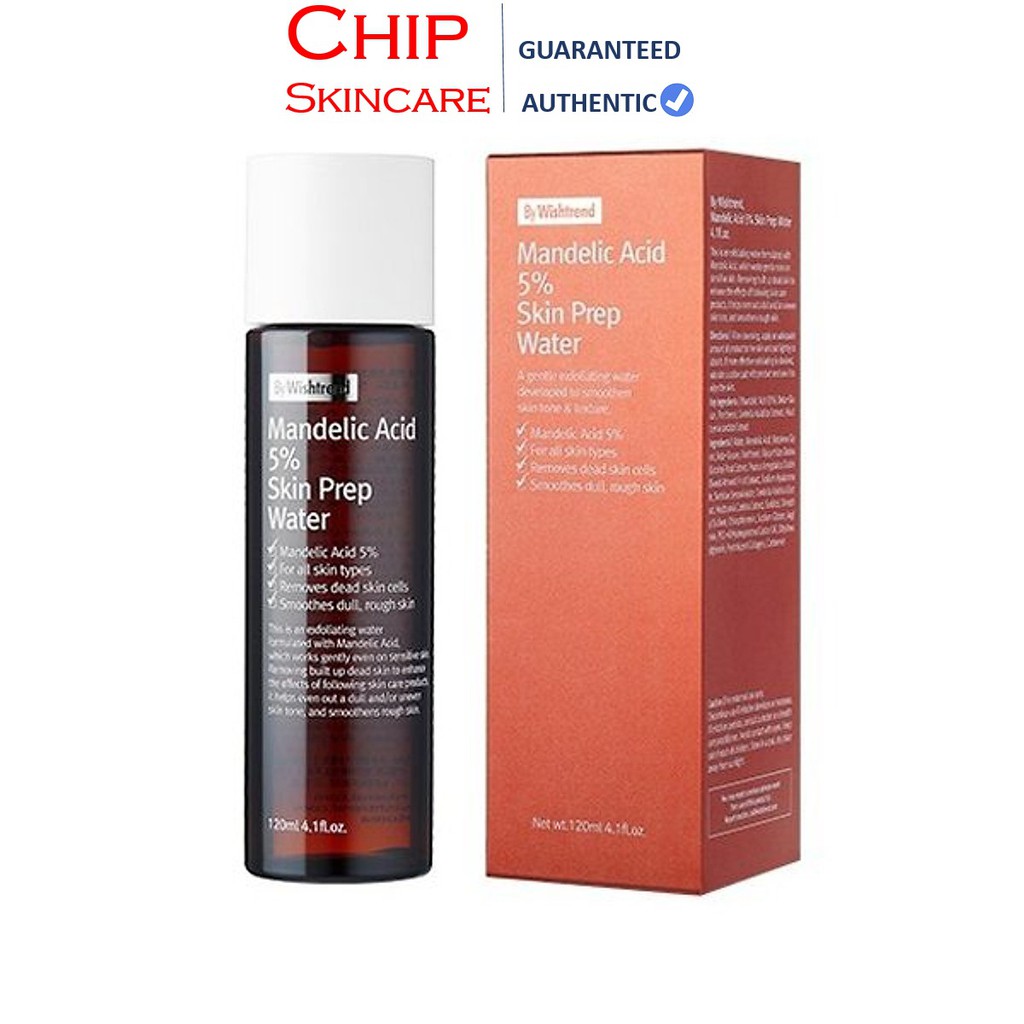 Dung Dịch Tẩy Tế Bào Chết By Wishtrend Mandelic Acid 5% Skin Prep Water 30ml &amp; 120ml