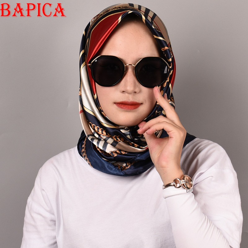 Khăn bandana làm áo turban lụa vuông 90x90,khăn bandana choàng cổ đội đầu C7